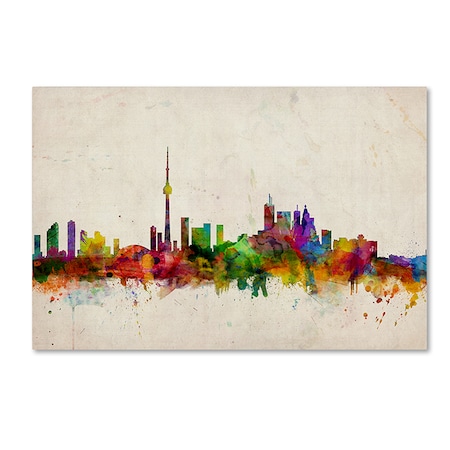 Michael Tompsett 'Toronto Skyline' Canvas Art,14x19